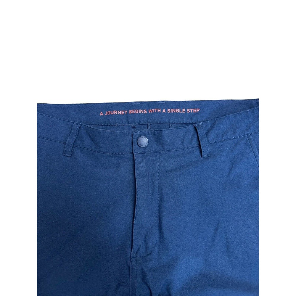 Rhone Athleisure Performance Chino Comfort Commuter Blue Pants Mens 33x35 - Picture 5 of 13